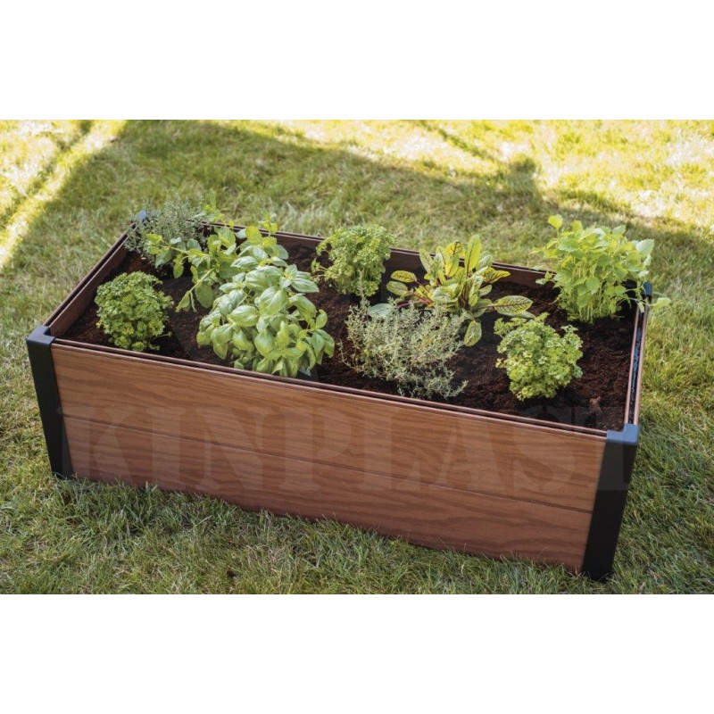 Vyvýšený záhon Keter Maple Trough 106 x 50 x 32 cm, hnědý wpc dřevoplast